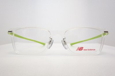 【中國眼鏡】台南實體店 New Balance 運動 鏡框 鏡框 塑膠 透明 綠腿 膠框 輕量化