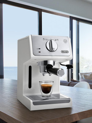 現貨 Delonghi/德龍 ECP35.31.W/33.21半自動咖啡機意式濃縮家用打奶泡