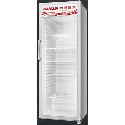 *~新家電錧~*【SANLUX台灣三洋】[SRM-410RA] 400L 營業透明冷藏櫃【實體店面】