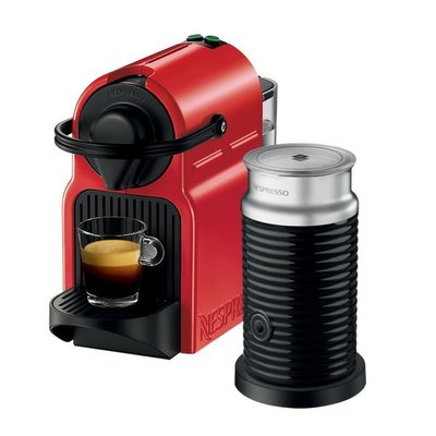 『東西賣客』Nespresso Inissia 膠囊咖啡機+奶泡機組 C40RE-A3B(另C40 D50)