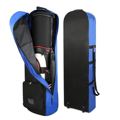 熱銷 高爾夫球航空包帶輪旅行外包方便捷式托運袋輕便可折疊衣物袋 可開發票