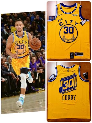Curry Nike NBA 勇士隊復古球衣 咖哩 K湯 HWC 隊網贊助標