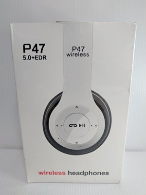 新款 5.0 + EDR 藍芽耳機 P47  TF卡  頭戴式重低音耳機 音箱 折疊式耳機 喇叭 音箱 手機 現貨