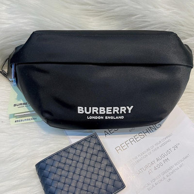 BURBERRY 徽標印花尼龍 Sonny 腰包 80490951