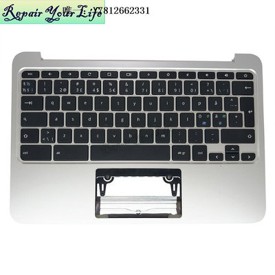 電腦零件惠普/HP Chromebook 11 G3 C殼 谷歌本 C殼帶鍵盤 黑色白色筆電配件