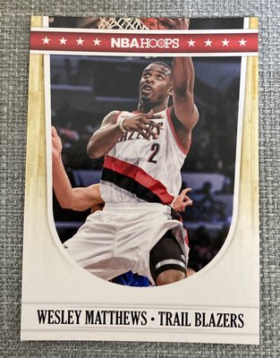 Wesley Matthews 11/12 NBA Hoops #201 Base