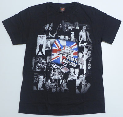 【Mr.17】Sex Pistols 性手槍樂團 英國旗 PUNK 龐克不死 短袖T恤 T-SHIRT (H124)