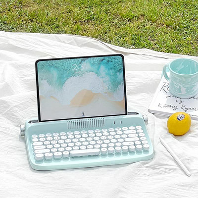 鍵盤 韓國actto平板鍵盤鼠標套裝適用蘋果華為小米ipad/air妙控手機iPadPro外接6新款5辦公電腦復古支架1