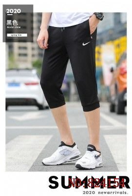 【熱賣精選】 Nike耐克 七分褲男夏季薄款運動短褲收口透氣褲子寬松休閑小腳中褲高品質
