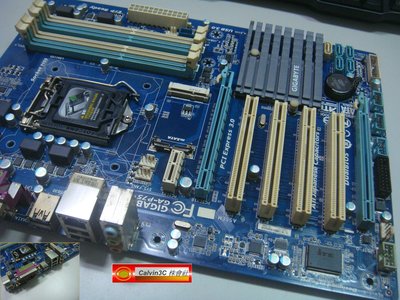 技嘉 GA-P75-D3P 1155腳位 Intel B75晶片 4組DDR3 5組SATA 1組mSATA 多重顯示