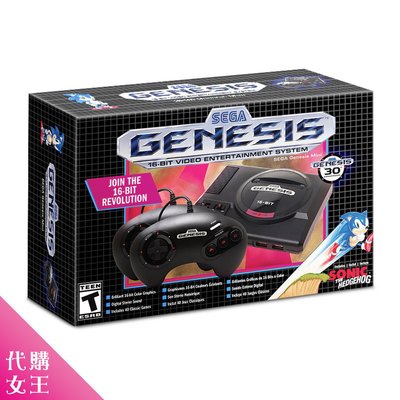 《代購》美國 SEGA Genesis Mini 迷你復刻 美版主機 Mega Drive Mini ~~代購女王~~