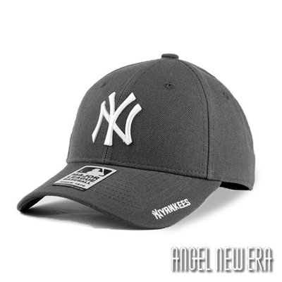 【PD帽饰】【MLB Old Fashioned Cap】NY 紐約 洋基 鐵灰 白字 老帽 鴨舌帽【ANGEL NEW ERA 】