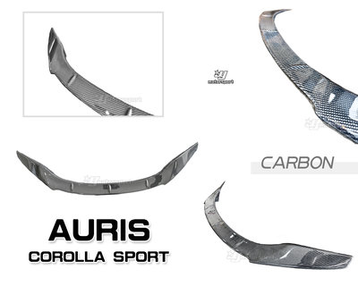 小傑車燈-全新 TOYOTA AURIS COROLLA SPORT 碳纖維 CARBON 卡夢 尾翼 後擾流 中尾翼