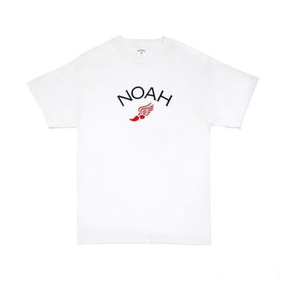 【MOMO嚴選】 NOAH NYC WINGED LOGO TEE 飛翼 翅膀 短袖T恤 短t 白色