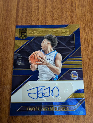 2023-24 Donruss Elite Rookie New Breed Auto Blue Trayce Jackson-Davis 限量25張