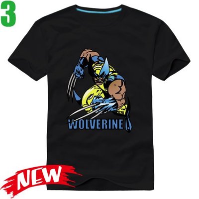 【金鋼狼 The Wolverine】短袖漫威英雄T恤(共6種顏色可供選購) 任選4件以上每件400元免運費!【賣場三】