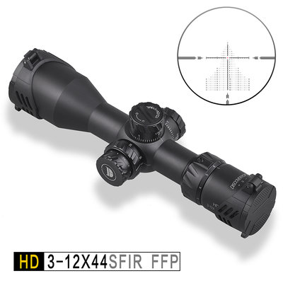 【BCS生存遊戲】DISCOVERY 發現者 HD 3-12X44SFIR短前置 狙擊鏡 瞄準鏡-DI5021