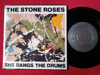 原版七吋單曲/Stone Roses：She Bangs the Drum/NM-