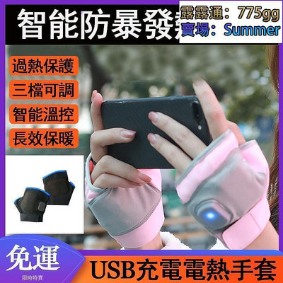 發熱手套 防暴 電熱手套 加熱手套 電暖手套 USB保暖手套 USB手套 保暖手套 男女暖手神器c5668