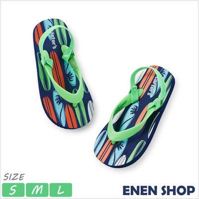 『Enen Shop』@Carters 海灘款夾腳拖鞋/人字拖/海灘鞋 #FF123｜L  **零碼出清**