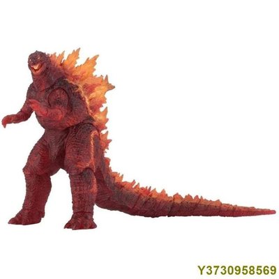 現貨 【阿布兔賣場】NECA哥吉拉 2019紅蓮哥吉拉 SHM哥吉拉 Godzilla 核爆怪獸之王 可動手辦模型-簡約