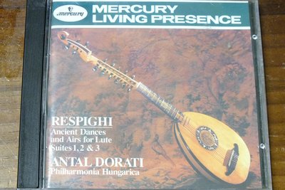 Mercury-Respighi Ancient Dances & Airs-美版,全銀圈,無IFPI