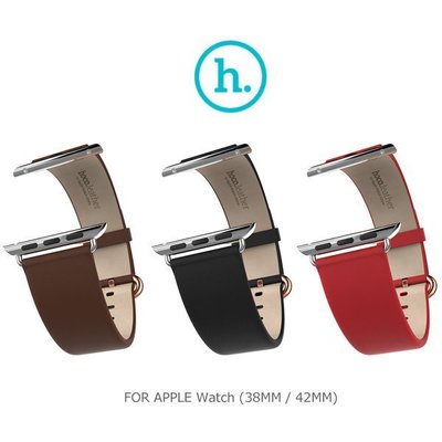 --庫米--HOCO Apple Watch (38mm / 42mm) 優尚皮錶帶 - 經典款