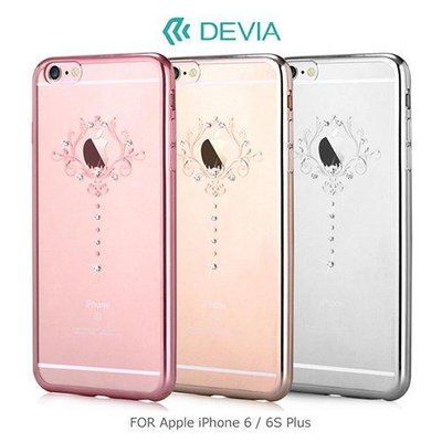 【廣興百貨店】DEVIA Apple iPhone 6/6S Plus 柔鑽保護軟套(夏克爾) (預購)