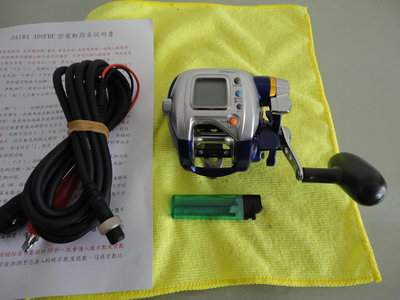 手持式日本製daiwa 400FBE 型電動捲線器，有自動晃餌，有瞬動-7