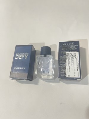 【美妝夏布+】Calvin Klein ck DEFY 無畏之心 男性淡香水 5ml  特價250