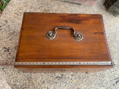 木箱子一個，舊物品一經售的 古董 舊貨 舊藏 【聚寶軒】-22