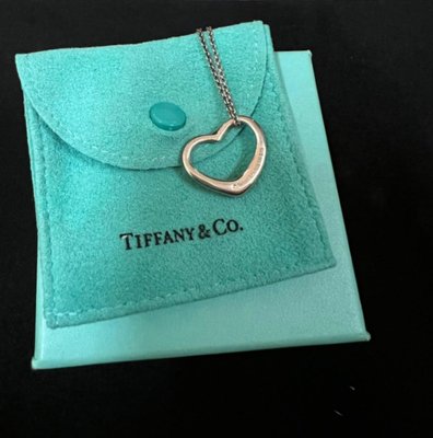 ★完售★  Tiffany &amp; Co. 大愛心項鍊 925純銀 🈲議價