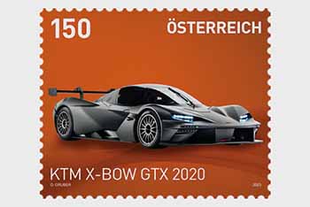 2023年奧地利 KTM X-BOW GTX 跑車郵票