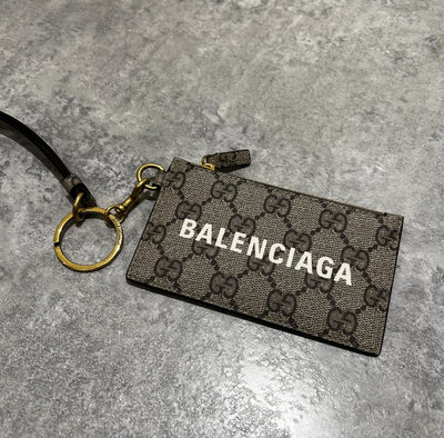 Balenciaga x GUCCI 聯名款卡夾《精品女王全新&amp;二手》