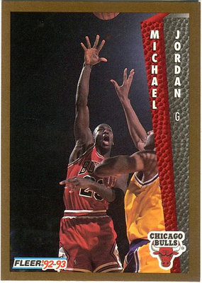 飛人 Michael Jordan 1992-93 Fleer #32 球卡
