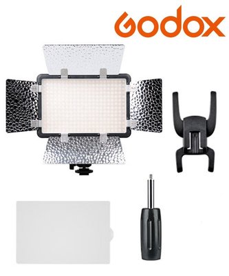 〔二代 雙色溫版〕神牛 Godox LED308C II 附遮光四頁片308顆可調色溫LED攝影燈 3300-5600K 持續燈 公司貨