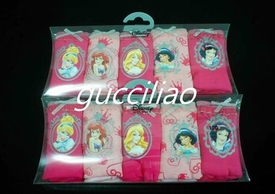東京迪士尼樂園 Disney公主內褲 (5件組)  灰姑娘 / 小美人魚 / 睡美人 / 茉莉公 主/ 白雪公主