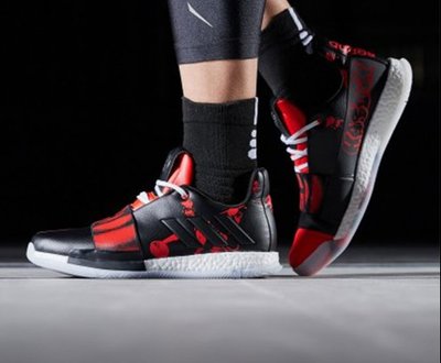 Adidas Harden Vol.3 哈登 黑紅 訓練 實戰 個性 時尚 運動 籃球鞋 G54771