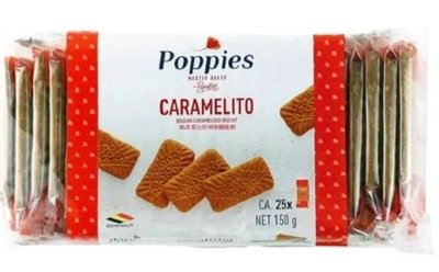~* 品味人生 *~比利時 Poppies 帕皮思 焦糖餅 焦糖脆餅 餅乾 25入