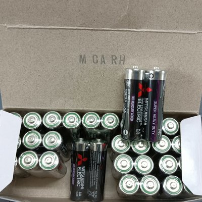 小羅玩具批發-三菱 3號電池 此電池無法充電 AA 三號電池 三號碳鋅電池 2顆1入 MITSUBISHI