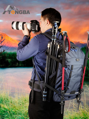 通霸 專業戶外登山包 多功能攝影包雙肩微單反相機包防水防盜背包