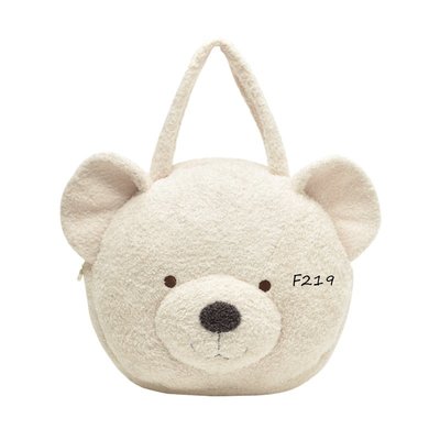 F219動物樂隊系列小熊頭手拎包 肩背包  購物包側背包$790Gelato pique