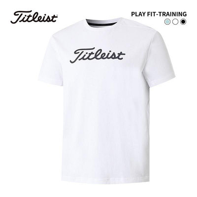 Titleist泰特利斯高爾夫服裝夏季FIT-TRAINING男裝輕薄短袖T恤