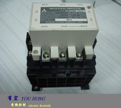 專營智能控制盤，電控元件 現貨出售日本原裝三菱(MITSUBISHI)三相SSR固態繼電器+散熱底座440V/20A