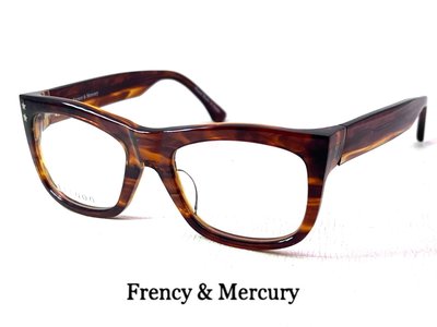 【本閣】Frency&Mercury BAHAMAS RUM日本賽璐珞手工光學眼鏡大方框玳瑁色 effector丸山正宏