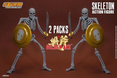 全新 Storm Toys 1/12 戰斧 Golden Axe 骷髏戰士 Skeleton 2 Packs