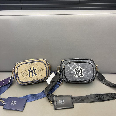 【二手包包】MLB 紐約洋基隊NY刺繡 相機包 單肩斜挎包男女同款 ，經典百搭 實物拍攝   配送防塵袋 1 NO13927