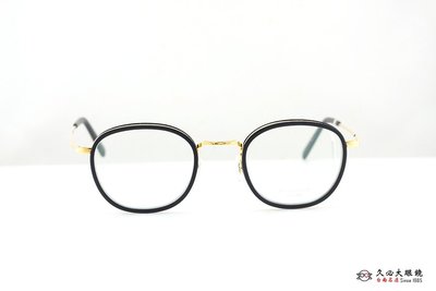 【台南久必大眼鏡】MASUNAGA 增永眼鏡 日本百年國寶級手工眼鏡 新款到貨 GMS-824 (黑金)