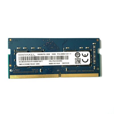 記憶科技RMSA3260ME78HAF-2666 DDR4筆電記憶體8G 1RX8 PC4-2666V