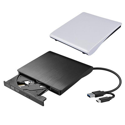 【易控王】USB&amp;Type-C外接式DVD燒錄機 支援讀寫 USB3.0 即插即用 (40-754-01)